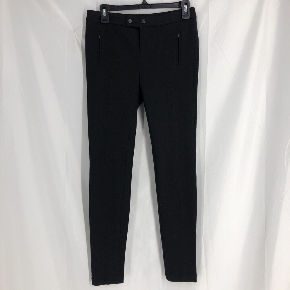 Vince Pants Womens 2 Black Skinny Leg Slacks Trousers